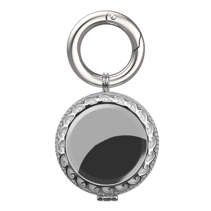 Funda protectora a prueba de golpes estilo joyería de cobre con lazo de gancho para llavero
