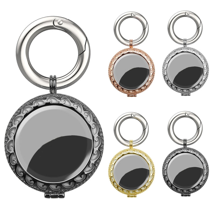 Funda protectora a prueba de golpes estilo joyería de cobre con lazo de gancho para llavero