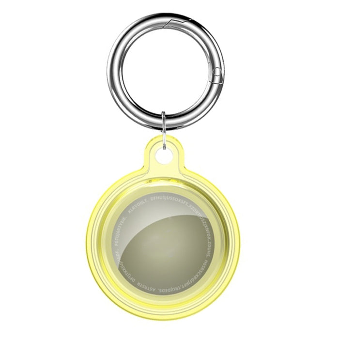 Estuche protector a prueba de golpes de cristal transparente todo incluido con lazo de gancho para llavero