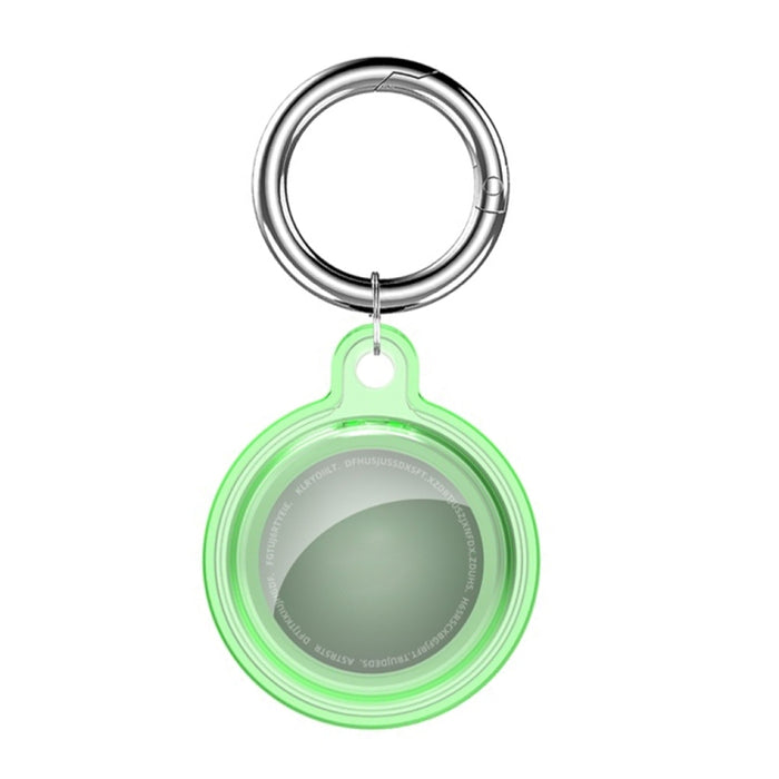 Estuche protector a prueba de golpes de cristal transparente todo incluido con lazo de gancho para llavero