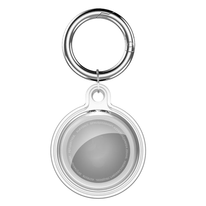 Estuche protector a prueba de golpes de cristal transparente todo incluido con lazo de gancho para llavero