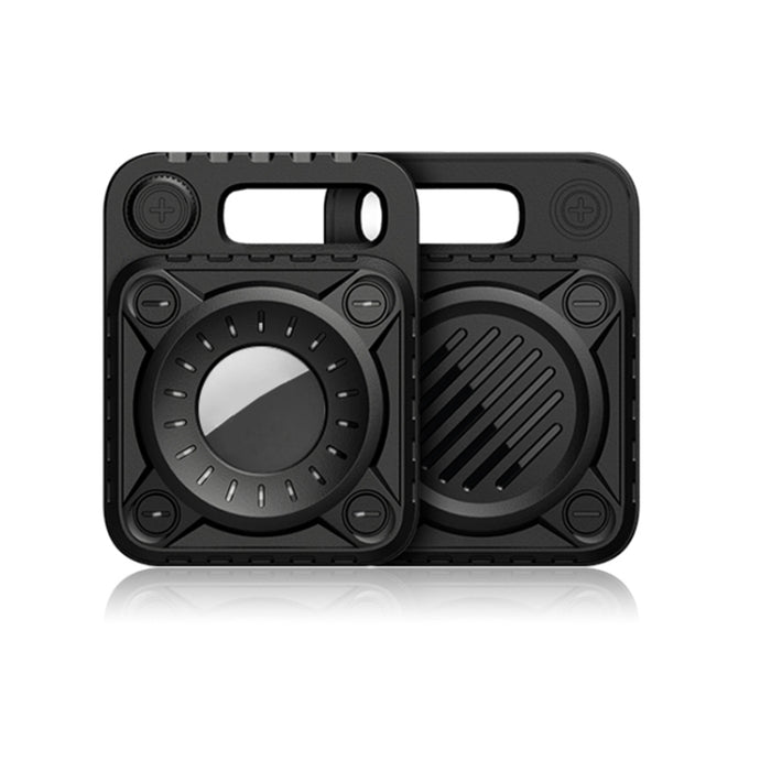 Funda protectora de TPU antiarañazos a prueba de golpes con gancho de llavero para AirTag