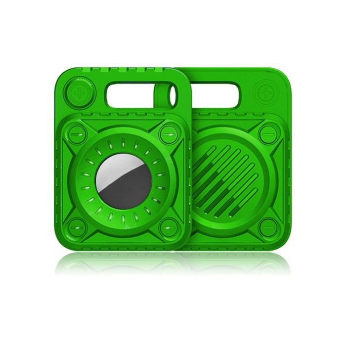 Funda protectora de TPU antiarañazos a prueba de golpes con gancho de llavero para AirTag