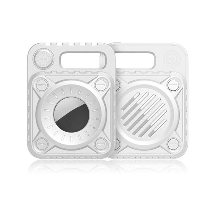 Funda protectora de TPU antiarañazos a prueba de golpes con gancho de llavero para AirTag