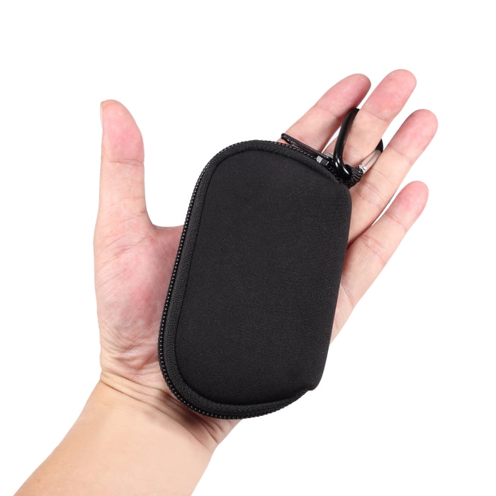 Mini bolsa protectora de auriculares de nailon resistente al agua elástica para AirPods Pro, con gancho
