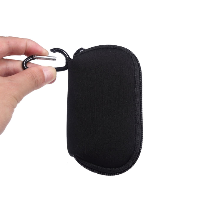 Mini bolsa protectora de auriculares de nailon resistente al agua elástica para AirPods Pro, con gancho