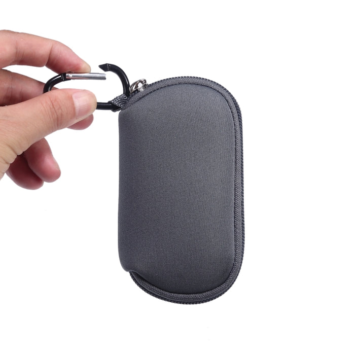 Mini bolsa protectora de auriculares de nailon resistente al agua elástica para AirPods Pro, con gancho