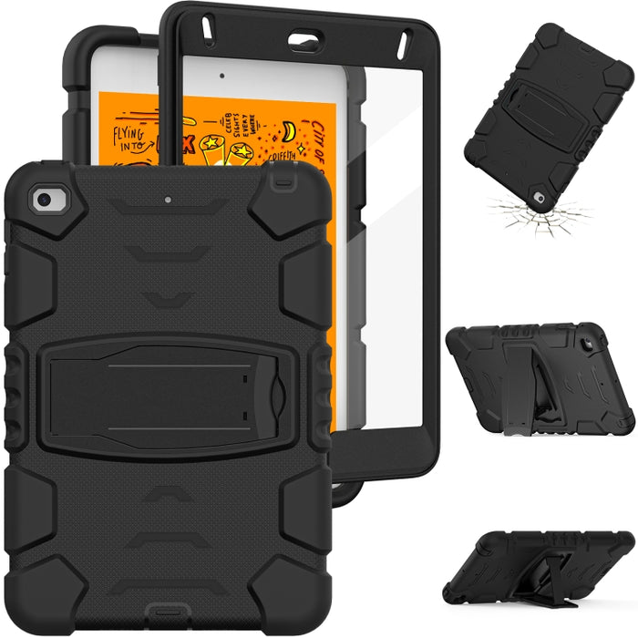 Marco de pantalla de protección de 3 capas + PC + Estuche combinado de silicona a prueba de golpes con soporte, For iPad mini 5 / 4, For Samsung Galaxy Tab S5e T720