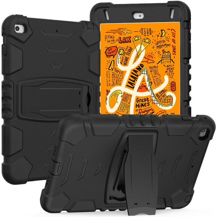 Marco de pantalla de protección de 3 capas + PC + Estuche combinado de silicona a prueba de golpes con soporte, For iPad mini 5 / 4, For Samsung Galaxy Tab S5e T720
