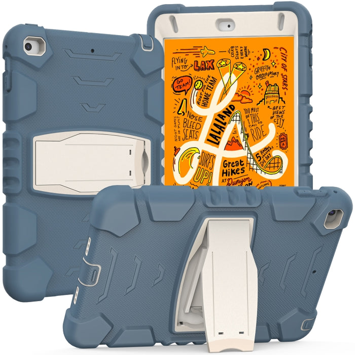 Marco de pantalla de protección de 3 capas + PC + Estuche combinado de silicona a prueba de golpes con soporte, For iPad mini 5 / 4, For Samsung Galaxy Tab S5e T720