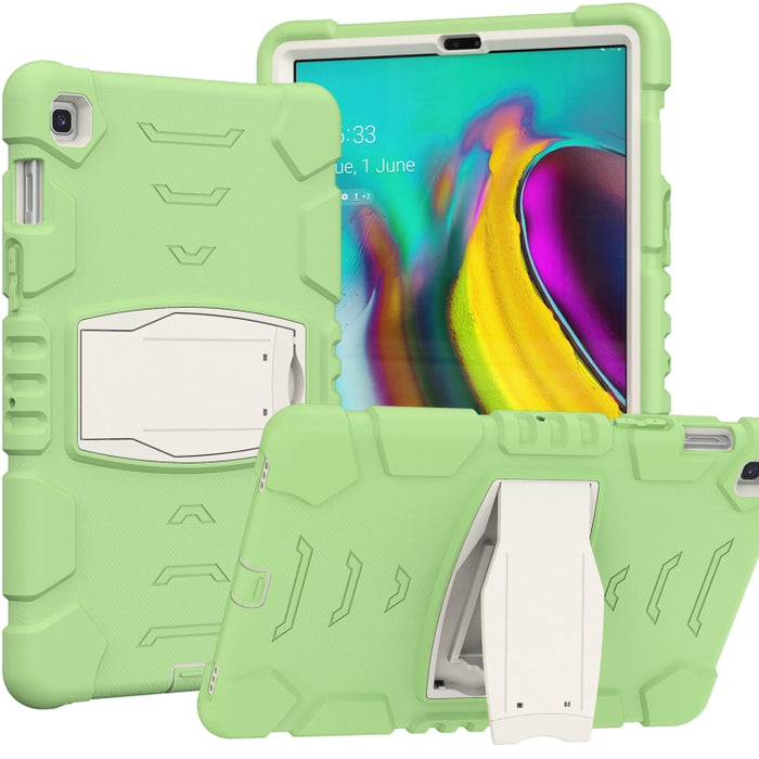 Marco de pantalla de protección de 3 capas + PC + Estuche combinado de silicona a prueba de golpes con soporte, For iPad mini 5 / 4, For Samsung Galaxy Tab S5e T720