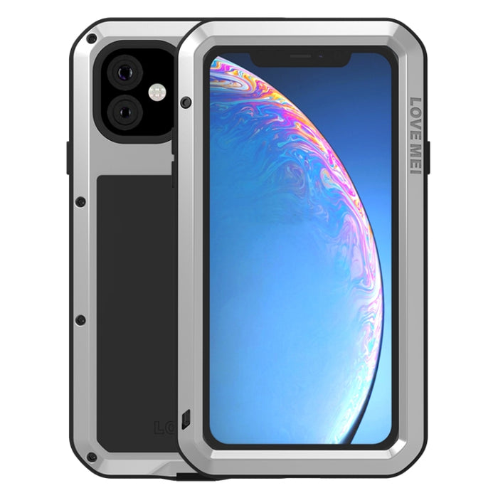 LOVE MEI Metal a prueba de golpes impermeable a prueba de polvo funda protectora, For iPhone 11, For iPhone 11 Pro, For iPhone 11 Pro Max