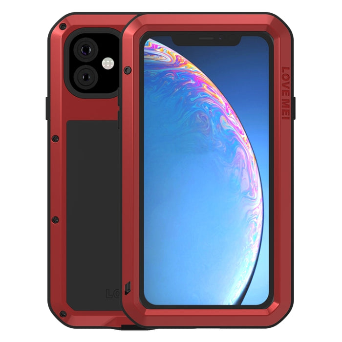 LOVE MEI Metal a prueba de golpes impermeable a prueba de polvo funda protectora, For iPhone 11, For iPhone 11 Pro, For iPhone 11 Pro Max