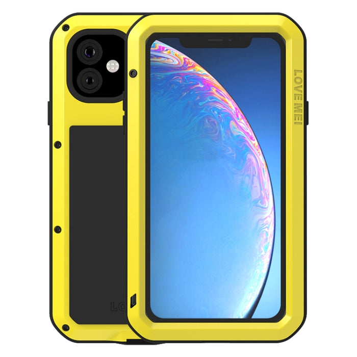 LOVE MEI Metal a prueba de golpes impermeable a prueba de polvo funda protectora, For iPhone 11, For iPhone 11 Pro, For iPhone 11 Pro Max