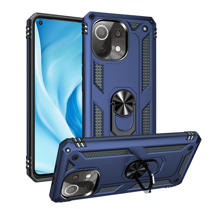 Funda protectora de TPU + PC a prueba de golpes con soporte giratorio de 360 grados, For Xiaomi Mi 11 Lite 5G