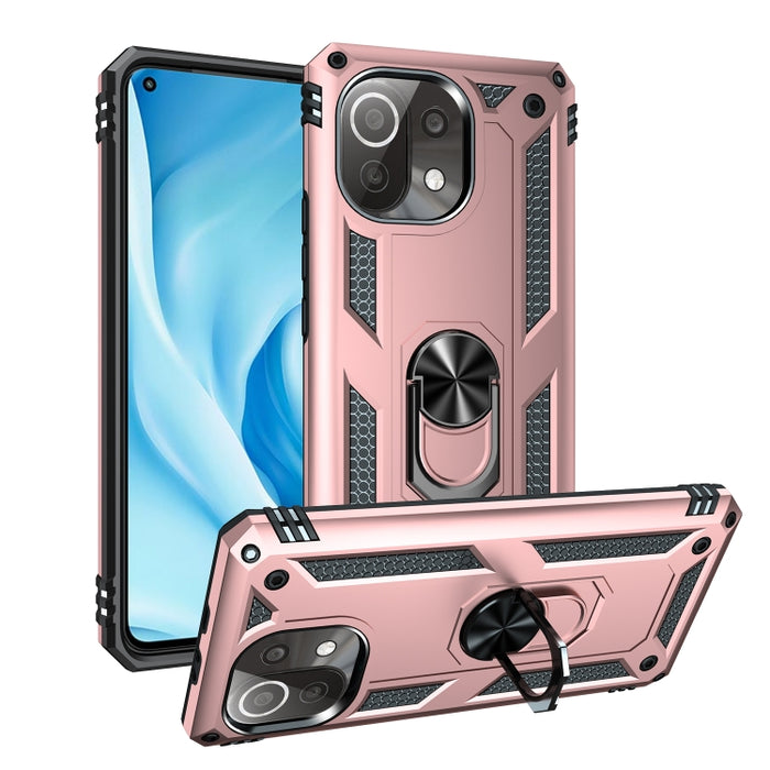 Funda protectora de TPU + PC a prueba de golpes con soporte giratorio de 360 grados, For Xiaomi Mi 11 Lite 5G