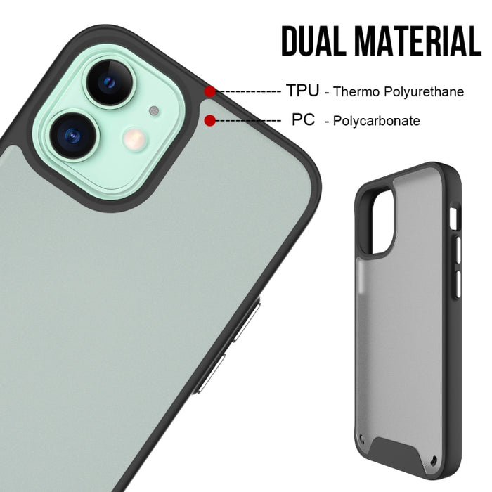 Estuche protector de PC + TPU a prueba de golpes de la serie Space