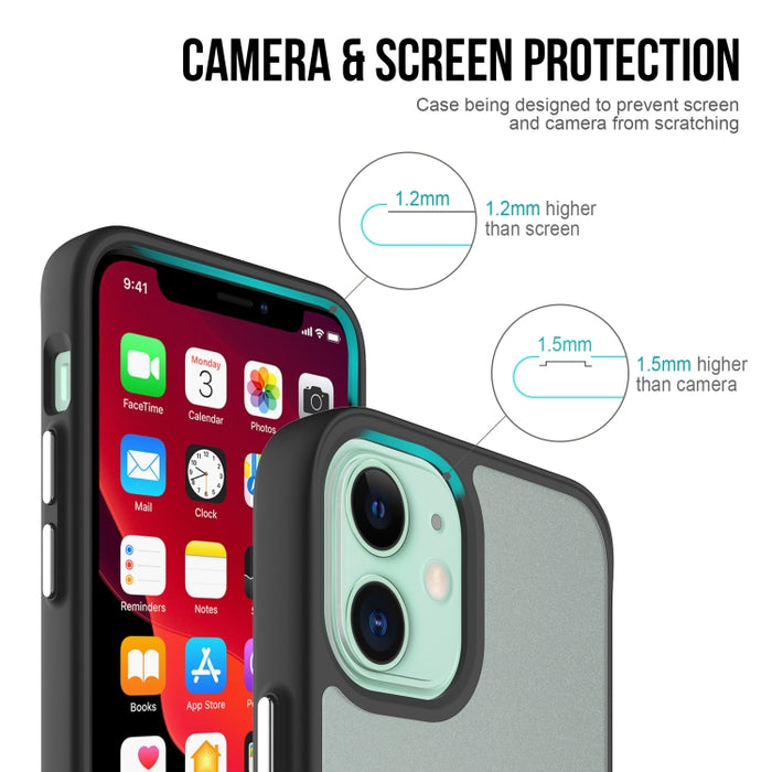 Estuche protector de PC + TPU a prueba de golpes de la serie Space