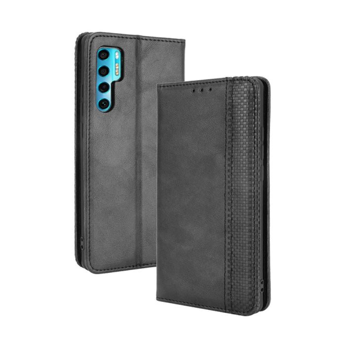 Hebilla magnética Retro Crazy Horse Texture Funda de cuero con tapa horizontal con soporte y ranuras para tarjetas y marco de fotos, For Motorola Moto G60 / Moto G40 Fusion, For OPPO Realme C11 2021 / Realme C20 / Realme C20a, For OPPO Reno5 A         ...