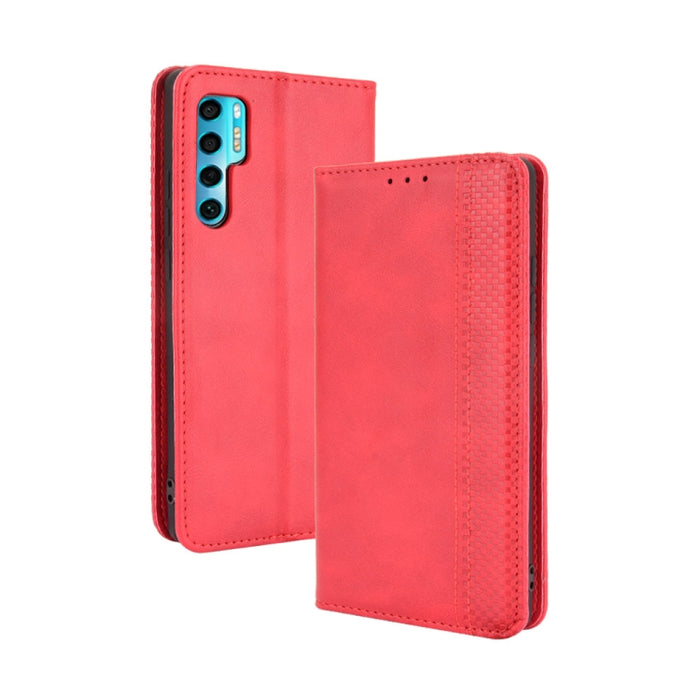 Hebilla magnética Retro Crazy Horse Texture Funda de cuero con tapa horizontal con soporte y ranuras para tarjetas y marco de fotos, For Motorola Moto G60 / Moto G40 Fusion, For OPPO Realme C11 2021 / Realme C20 / Realme C20a, For OPPO Reno5 A         ...
