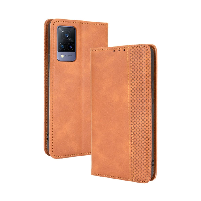 Hebilla magnética Retro Crazy Horse Texture Funda de cuero con tapa horizontal con soporte y ranuras para tarjetas y marco de fotos, For Motorola Moto G60 / Moto G40 Fusion, For OPPO Realme C11 2021 / Realme C20 / Realme C20a, For OPPO Reno5 A         ...