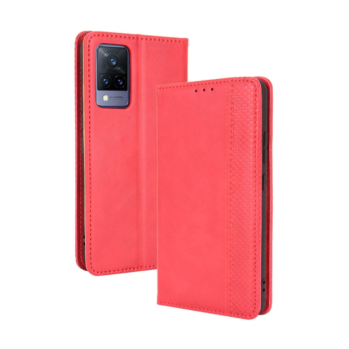 Hebilla magnética Retro Crazy Horse Texture Funda de cuero con tapa horizontal con soporte y ranuras para tarjetas y marco de fotos, For Motorola Moto G60 / Moto G40 Fusion, For OPPO Realme C11 2021 / Realme C20 / Realme C20a, For OPPO Reno5 A         ...