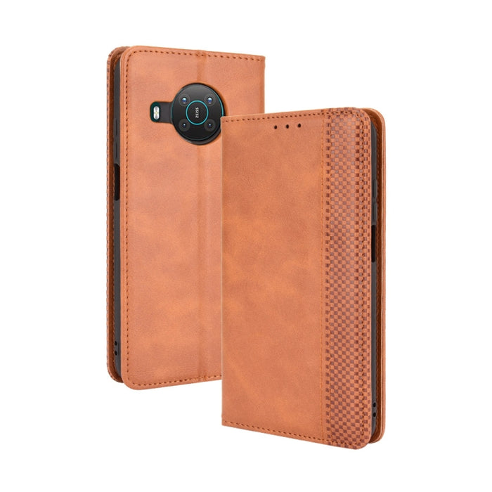 Hebilla magnética Retro Crazy Horse Texture Funda de cuero con tapa horizontal con soporte y ranuras para tarjetas y marco de fotos, For Motorola Moto G60 / Moto G40 Fusion, For OPPO Realme C11 2021 / Realme C20 / Realme C20a, For OPPO Reno5 A         ...