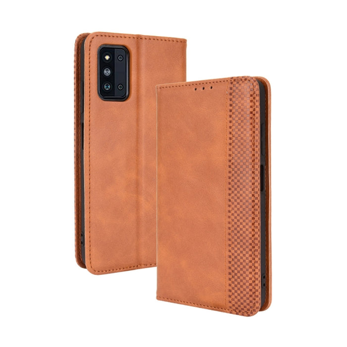 Hebilla magnética Retro Crazy Horse Texture Funda de cuero con tapa horizontal con soporte y ranuras para tarjetas y marco de fotos, For Motorola Moto G60 / Moto G40 Fusion, For OPPO Realme C11 2021 / Realme C20 / Realme C20a, For OPPO Reno5 A         ...