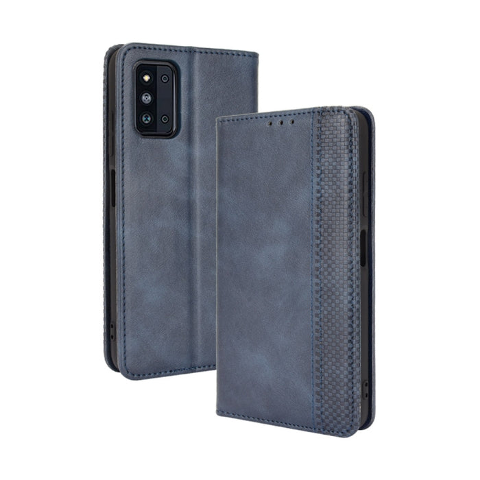 Hebilla magnética Retro Crazy Horse Texture Funda de cuero con tapa horizontal con soporte y ranuras para tarjetas y marco de fotos, For Motorola Moto G60 / Moto G40 Fusion, For OPPO Realme C11 2021 / Realme C20 / Realme C20a, For OPPO Reno5 A         ...