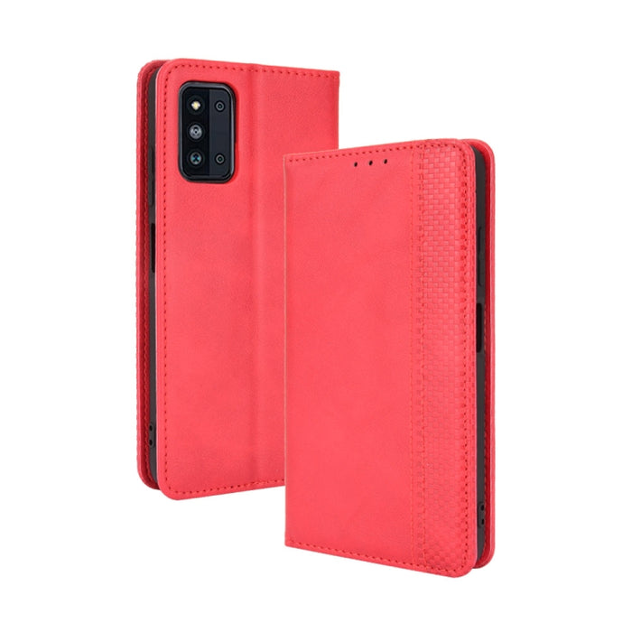 Hebilla magnética Retro Crazy Horse Texture Funda de cuero con tapa horizontal con soporte y ranuras para tarjetas y marco de fotos, For Motorola Moto G60 / Moto G40 Fusion, For OPPO Realme C11 2021 / Realme C20 / Realme C20a, For OPPO Reno5 A         ...