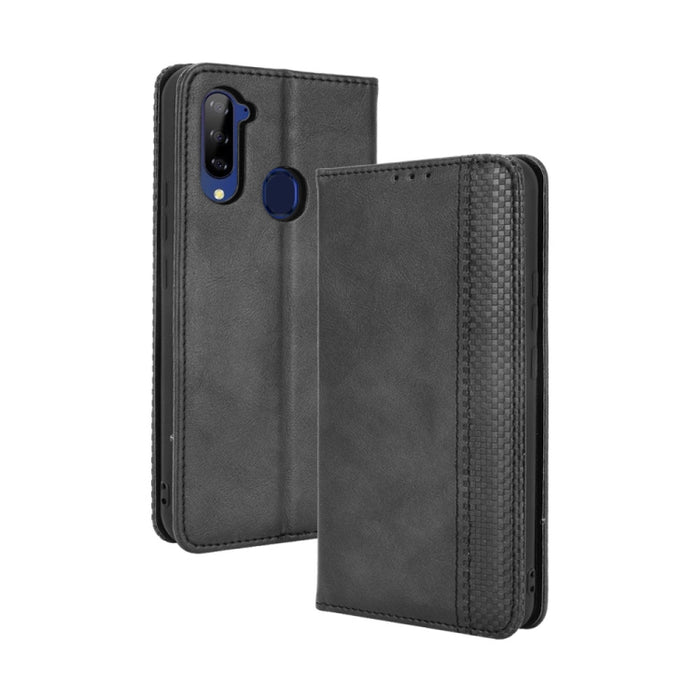 Hebilla magnética Retro Crazy Horse Texture Funda de cuero con tapa horizontal con soporte y ranuras para tarjetas y marco de fotos, For Motorola Moto G60 / Moto G40 Fusion, For OPPO Realme C11 2021 / Realme C20 / Realme C20a, For OPPO Reno5 A         ...