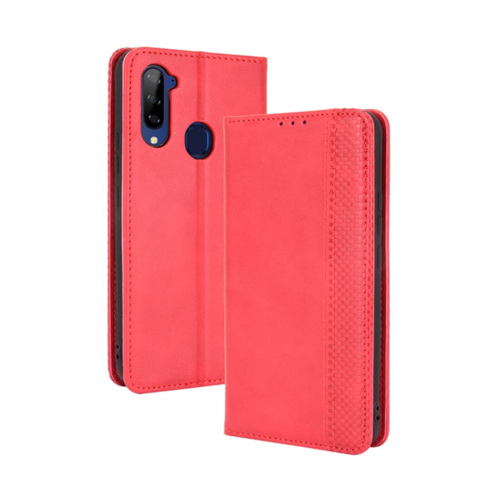 Hebilla magnética Retro Crazy Horse Texture Funda de cuero con tapa horizontal con soporte y ranuras para tarjetas y marco de fotos, For Motorola Moto G60 / Moto G40 Fusion, For OPPO Realme C11 2021 / Realme C20 / Realme C20a, For OPPO Reno5 A         ...