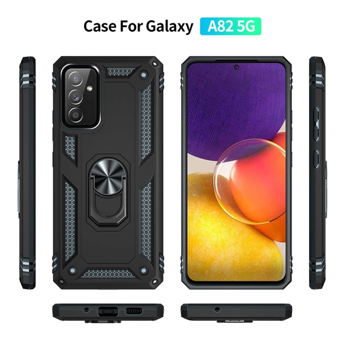 Funda protectora de TPU + PC a prueba de golpes con soporte giratorio de 360 grados, For Samsung Galaxy A82 5G, For Xiaomi Redmi Note 10 5G