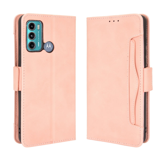 Estuche de cuero con tapa horizontal con patrón de piel de becerro con soporte y ranuras para tarjetas y marco de fotos, For Motorola Moto G40 Fusion / Moto G60, For OPPO Realme C11 2021 / C20 / C20A, For OPPO Reno5 A, For TCL 20 5G / 20S              ...