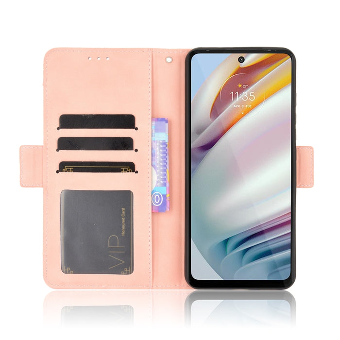 Estuche de cuero con tapa horizontal con patrón de piel de becerro con soporte y ranuras para tarjetas y marco de fotos, For Motorola Moto G40 Fusion / Moto G60, For OPPO Realme C11 2021 / C20 / C20A, For OPPO Reno5 A, For TCL 20 5G / 20S              ...