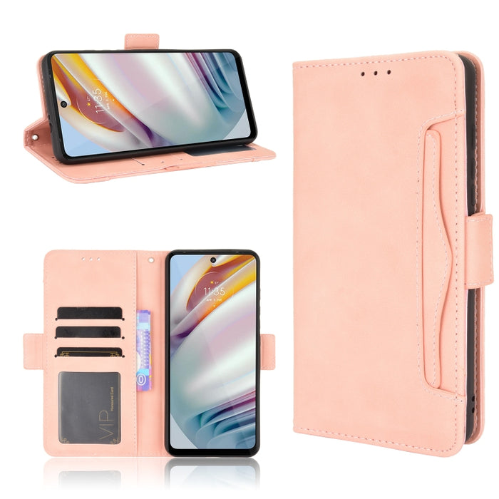 Estuche de cuero con tapa horizontal con patrón de piel de becerro con soporte y ranuras para tarjetas y marco de fotos, For Motorola Moto G40 Fusion / Moto G60, For OPPO Realme C11 2021 / C20 / C20A, For OPPO Reno5 A, For TCL 20 5G / 20S              ...