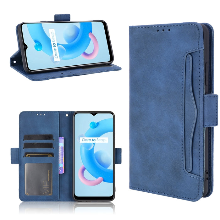 Estuche de cuero con tapa horizontal con patrón de piel de becerro con soporte y ranuras para tarjetas y marco de fotos, For Motorola Moto G40 Fusion / Moto G60, For OPPO Realme C11 2021 / C20 / C20A, For OPPO Reno5 A, For TCL 20 5G / 20S              ...