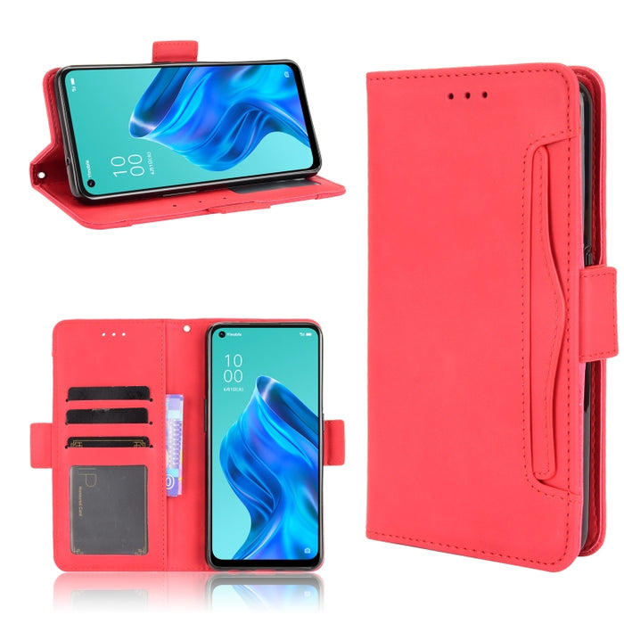 Estuche de cuero con tapa horizontal con patrón de piel de becerro con soporte y ranuras para tarjetas y marco de fotos, For Motorola Moto G40 Fusion / Moto G60, For OPPO Realme C11 2021 / C20 / C20A, For OPPO Reno5 A, For TCL 20 5G / 20S              ...