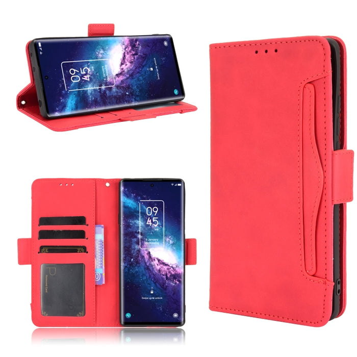 Estuche de cuero con tapa horizontal con patrón de piel de becerro con soporte y ranuras para tarjetas y marco de fotos, For Motorola Moto G40 Fusion / Moto G60, For OPPO Realme C11 2021 / C20 / C20A, For OPPO Reno5 A, For TCL 20 5G / 20S              ...