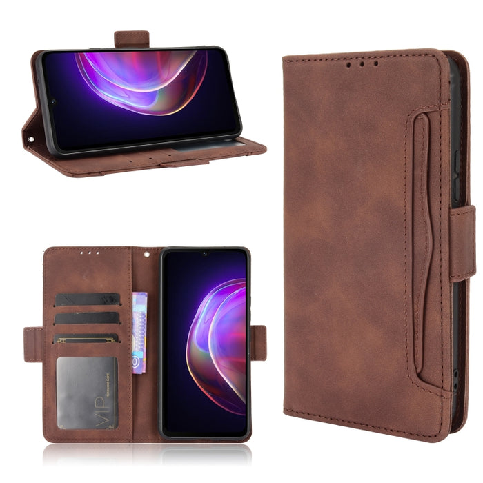 Estuche de cuero con tapa horizontal con patrón de piel de becerro con soporte y ranuras para tarjetas y marco de fotos, For Motorola Moto G40 Fusion / Moto G60, For OPPO Realme C11 2021 / C20 / C20A, For OPPO Reno5 A, For TCL 20 5G / 20S              ...