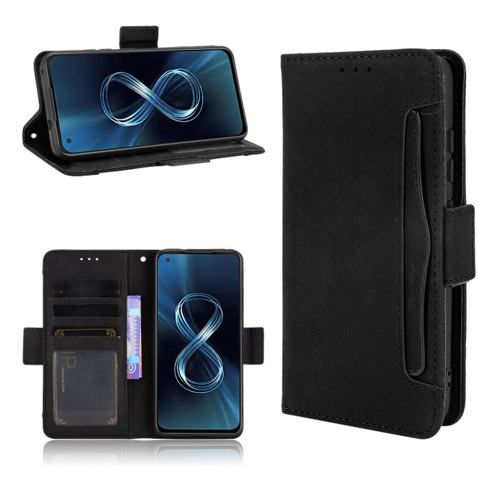 Estuche de cuero con tapa horizontal con patrón de piel de becerro con soporte y ranuras para tarjetas y marco de fotos, For Motorola Moto G40 Fusion / Moto G60, For OPPO Realme C11 2021 / C20 / C20A, For OPPO Reno5 A, For TCL 20 5G / 20S              ...