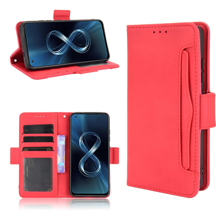 Estuche de cuero con tapa horizontal con patrón de piel de becerro con soporte y ranuras para tarjetas y marco de fotos, For Motorola Moto G40 Fusion / Moto G60, For OPPO Realme C11 2021 / C20 / C20A, For OPPO Reno5 A, For TCL 20 5G / 20S              ...
