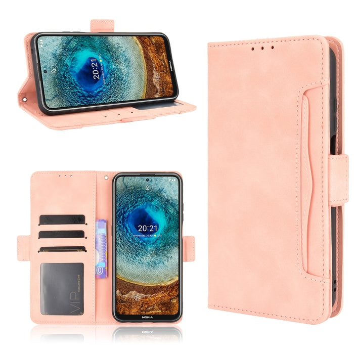 Estuche de cuero con tapa horizontal con patrón de piel de becerro con soporte y ranuras para tarjetas y marco de fotos, For Motorola Moto G40 Fusion / Moto G60, For OPPO Realme C11 2021 / C20 / C20A, For OPPO Reno5 A, For TCL 20 5G / 20S              ...