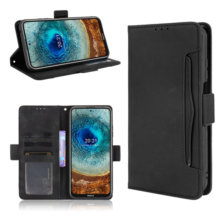 Estuche de cuero con tapa horizontal con patrón de piel de becerro con soporte y ranuras para tarjetas y marco de fotos, For Motorola Moto G40 Fusion / Moto G60, For OPPO Realme C11 2021 / C20 / C20A, For OPPO Reno5 A, For TCL 20 5G / 20S              ...