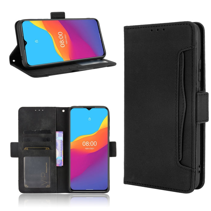 Estuche de cuero con tapa horizontal con patrón de piel de becerro con soporte y ranuras para tarjetas y marco de fotos, For Motorola Moto G40 Fusion / Moto G60, For OPPO Realme C11 2021 / C20 / C20A, For OPPO Reno5 A, For TCL 20 5G / 20S              ...