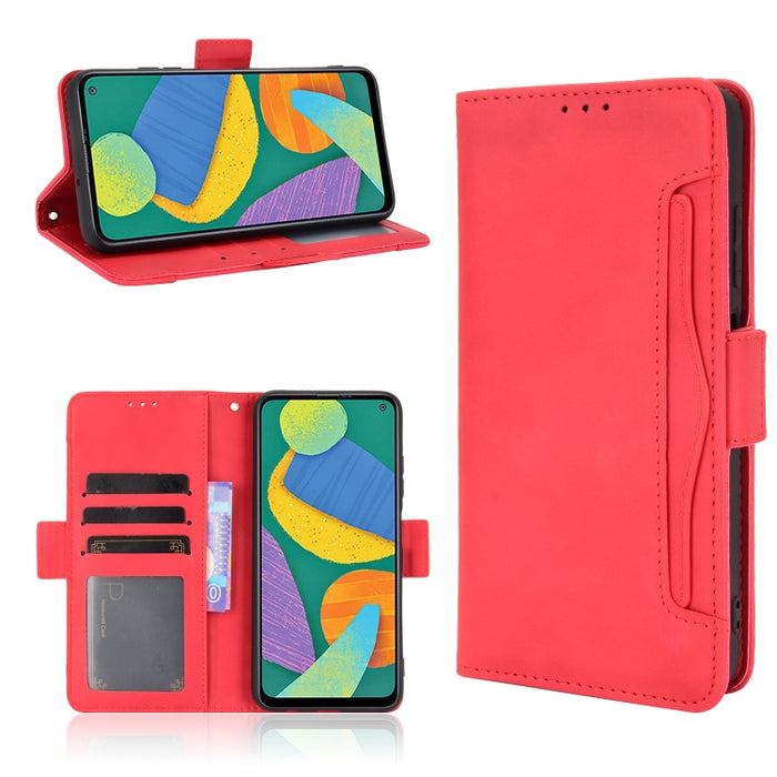 Estuche de cuero con tapa horizontal con patrón de piel de becerro con soporte y ranuras para tarjetas y marco de fotos, For Motorola Moto G40 Fusion / Moto G60, For OPPO Realme C11 2021 / C20 / C20A, For OPPO Reno5 A, For TCL 20 5G / 20S              ...