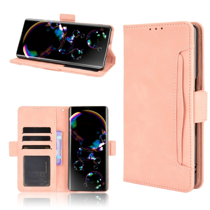 Estuche de cuero con tapa horizontal con patrón de piel de becerro con soporte y ranuras para tarjetas y marco de fotos, For Motorola Moto G40 Fusion / Moto G60, For OPPO Realme C11 2021 / C20 / C20A, For OPPO Reno5 A, For TCL 20 5G / 20S              ...