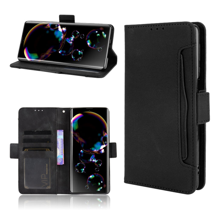 Estuche de cuero con tapa horizontal con patrón de piel de becerro con soporte y ranuras para tarjetas y marco de fotos, For Motorola Moto G40 Fusion / Moto G60, For OPPO Realme C11 2021 / C20 / C20A, For OPPO Reno5 A, For TCL 20 5G / 20S              ...