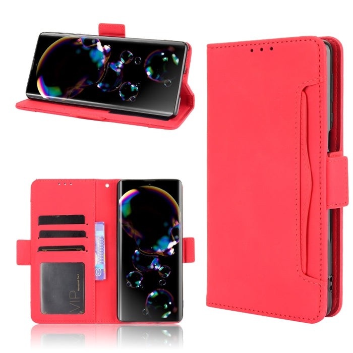 Estuche de cuero con tapa horizontal con patrón de piel de becerro con soporte y ranuras para tarjetas y marco de fotos, For Motorola Moto G40 Fusion / Moto G60, For OPPO Realme C11 2021 / C20 / C20A, For OPPO Reno5 A, For TCL 20 5G / 20S              ...