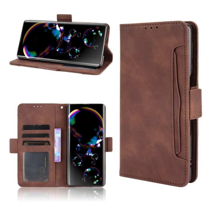 Estuche de cuero con tapa horizontal con patrón de piel de becerro con soporte y ranuras para tarjetas y marco de fotos, For Motorola Moto G40 Fusion / Moto G60, For OPPO Realme C11 2021 / C20 / C20A, For OPPO Reno5 A, For TCL 20 5G / 20S              ...